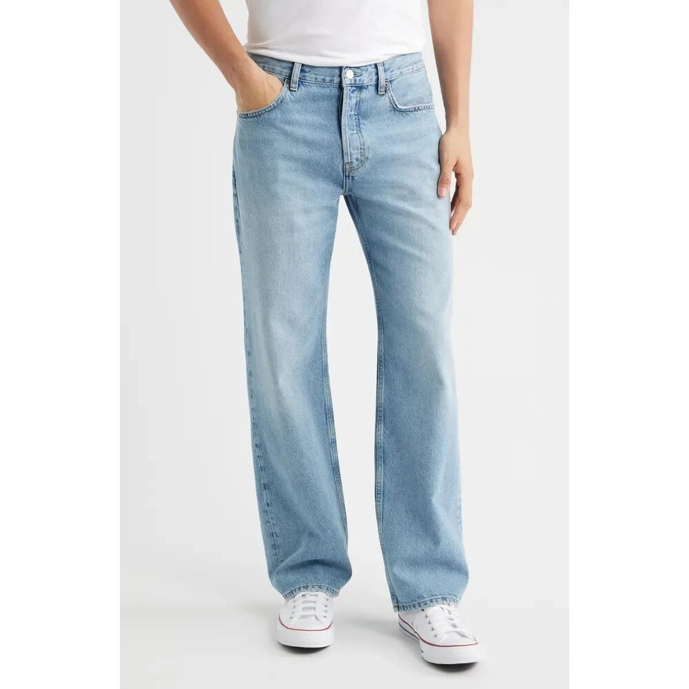 FRAME DENIM Jeans Mens Size 31 Blue Light Wash RELAXED JEAN In Jefferson $278